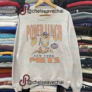 Power Lunch Taz NY Mets Sweatshirt Collection, New York Mets Baseball Club Shirt